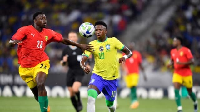 国际足球友谊赛消息：  巴西以4比1轻取几内亚