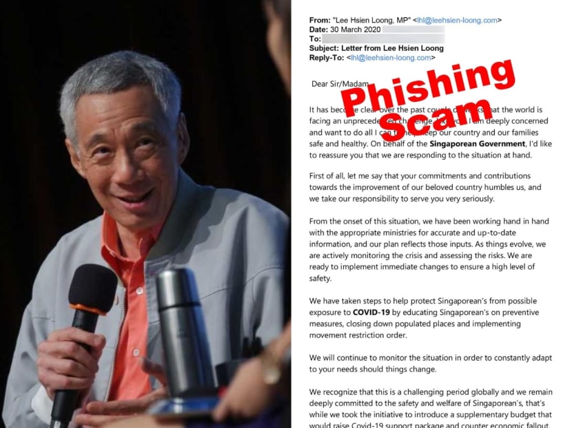 In a statement posted to his Facebook page on March 30, 2020, Prime Minister Lee Hsien Loong said he had reported the incident to the police.