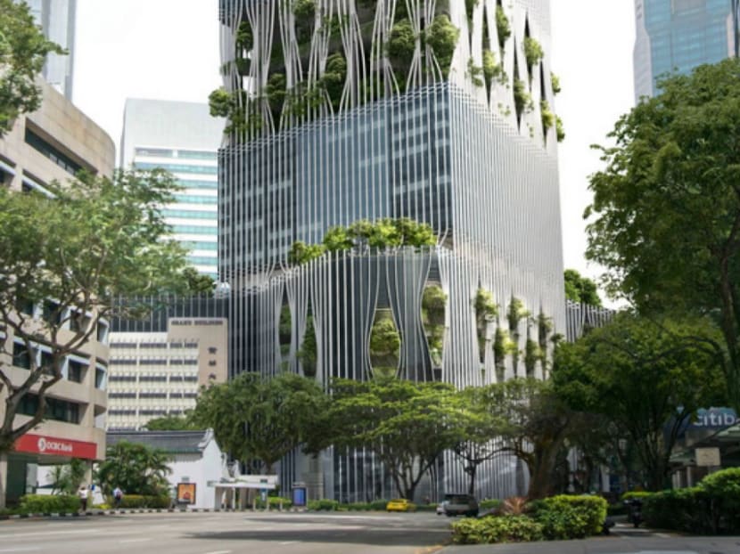 An artist’s impression of the Golden Shoe Car Park, which will be redeveloped into a S$1.82 billion integrated development with about 1 million sqf in gross floor area, joint venture partners CapitaLand. An artist’s impression of the Golden Shoe Car Park, which will be redeveloped into a S$1.82 billion integrated development with about 1 million sqf in gross floor area, joint venture partners CapitaLand.