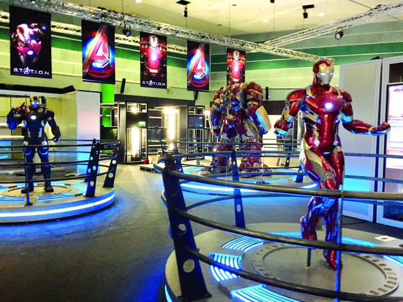 The Marvel Avengers S.T.A.T.I.O.N. exhibition at the Singapore Science Centre. Photo: May Seah