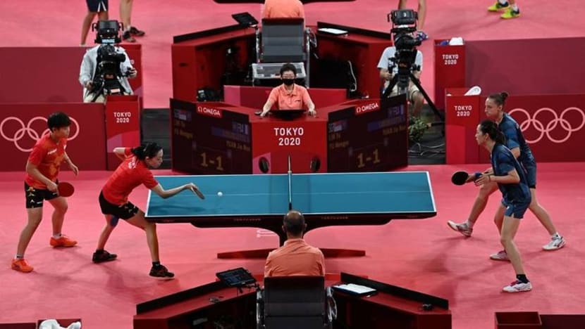 Olimpik: S'pura benam Perancis 3-0 dalam acara berpasukan; berentap dengan China esok Olimpik: S'pura benam Perancis 3-0 dalam acara berpasukan; berentap dengan China esok