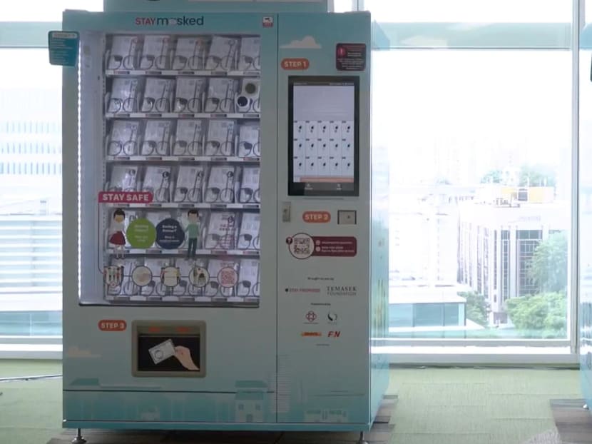 Temasek Foundation had several nationwide distribution exercises for face masks via vending machines during the early years of the Covid-19 pandemic.