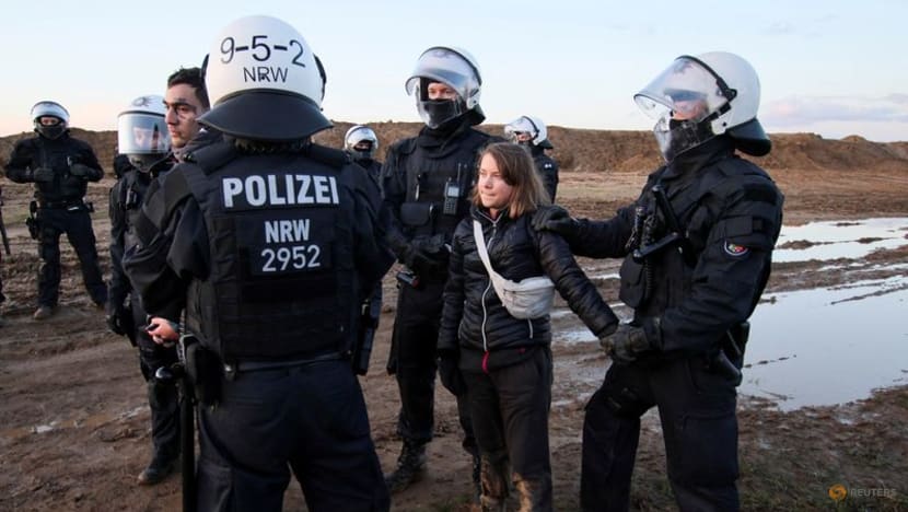 Greta Thunberg arrested at German mine protest, will be freed later: Police Greta Thunberg arrested at German mine protest, will be freed later: Police