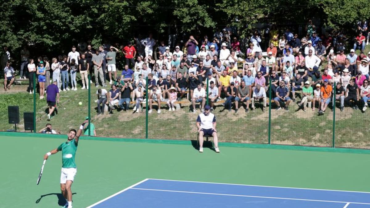 Djokovic opens regional tennis centre at Bosnian Pyramids park CNA