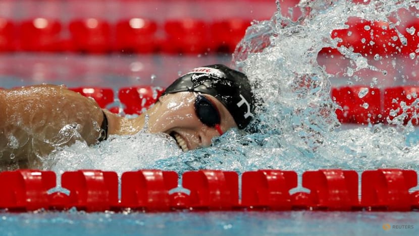 McIntosh ends Ledecky's home pool winning streak McIntosh ends Ledecky's home pool winning streak