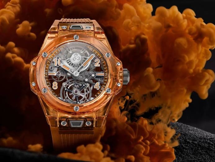 Hublot debuts Takashi Murakami collaboration plus world's first orange  sapphire watch - CNA Luxury