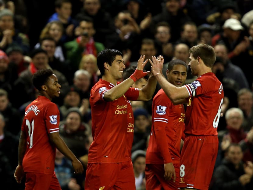 The Liverpool attack has been in fine form, having scored 39 goals overall. Photo: Getty Images