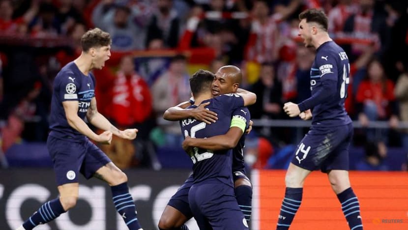 Man City ride out Atletico storm to secure semi-final spot