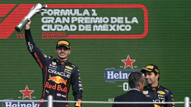F1墨西哥大奖赛：维斯塔潘夺冠 单季14胜创纪录