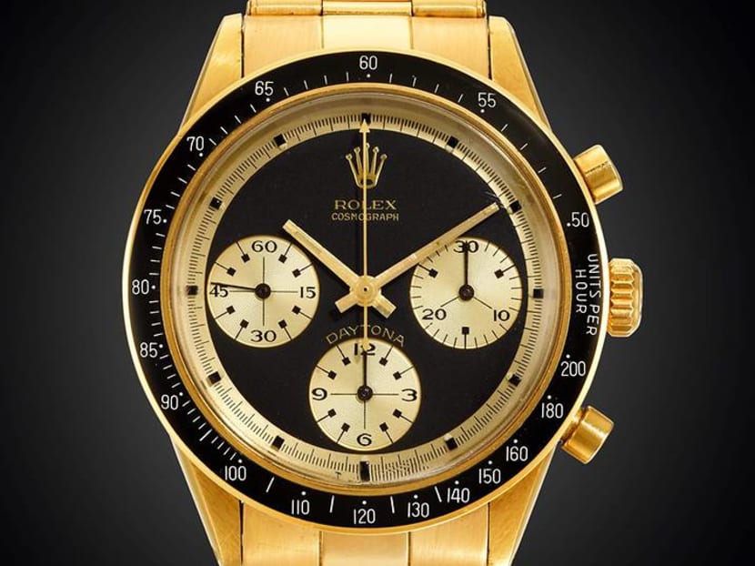 Ultra-rare Rolex Daytona JPS in gold fetches auction record of S$2.4 million