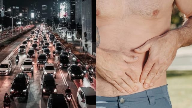 春节期间大堵车　中年男士过度憋尿当心引发前列腺肥大