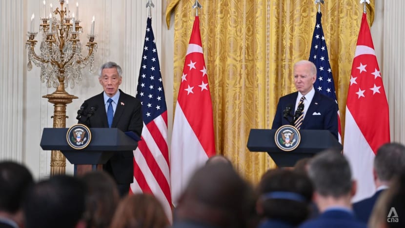 Threats such as Ukraine conflict put peace and prosperity 'everywhere at risk': PM Lee, President Biden Threats such as Ukraine conflict put peace and prosperity 'everywhere at risk': PM Lee, President Biden