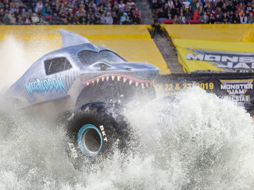 So This Is What It's Like To Be In The Driver's Seat Of The Megalodon Monster  Truck - TODAY