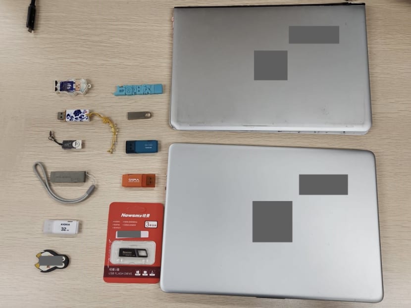 Electronic devices, including computers, handphones and hard disks, were seized as part of a five-week operation by officers from the Criminal Investigation Department.