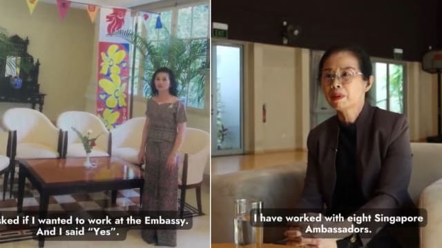 任我国驻柬埔寨大使馆办公室助理25年 获颁长期服务奖