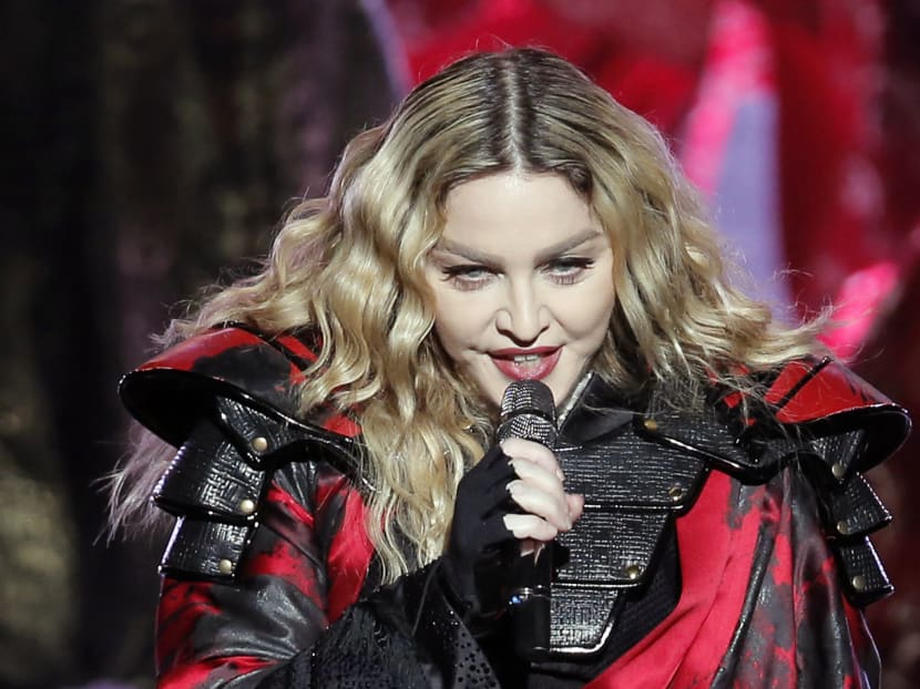 US singer Madonna performs during the Rebel Heart World Tour in Macau, China, Saturday, Feb 20, 2016. Photo: AP