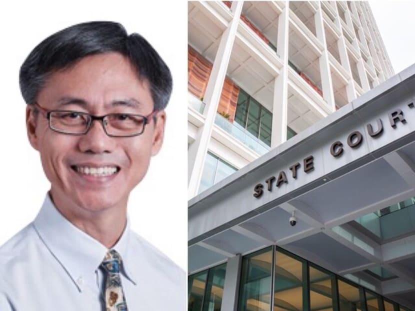 Alex Goei Beng Guan, 62, (left), the chief executive officer of SBS Transit DTL, which operates the Downtown Line, faces two traffic charges in the State Courts.