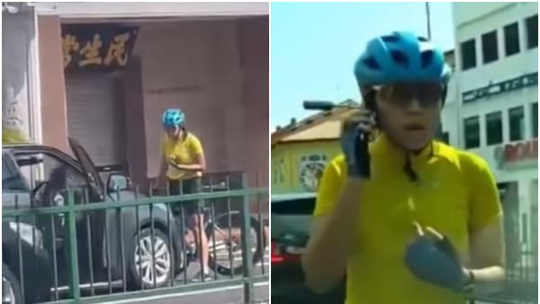Cyclist who jumped onto car bonnet in Katong road rage incident admits harassing driver