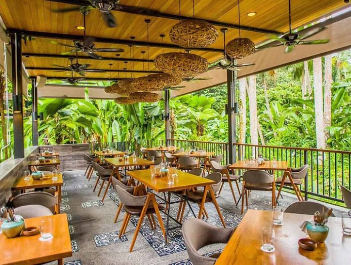 Open shop air restaurant