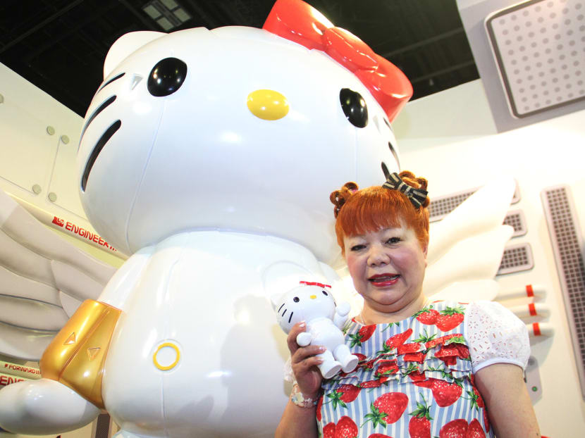 Yuko Yamaguchi is the third character designer of Hello Kitty. Photo: Damien Teo/TODAY