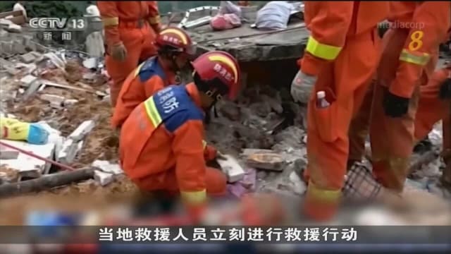 广西山体滑坡灾害造成至少七死 四川发生多次地震