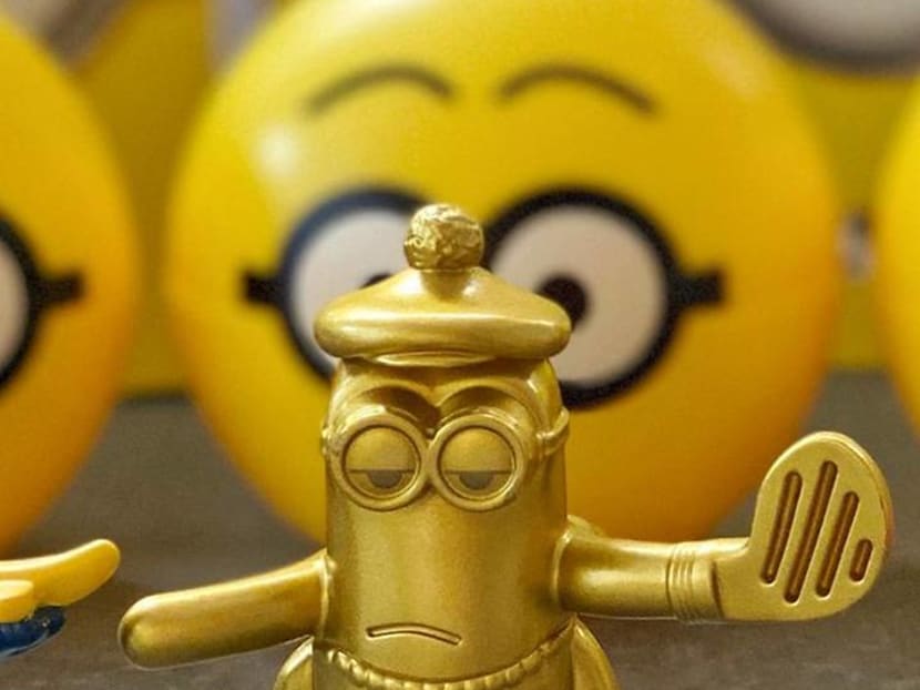 mcdonald's gold minion toys 2020