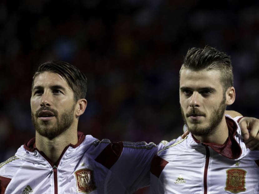 Ramos (left, with Spain team-mate De Gea) did not give Real officials any assurances he wanted to stay. Photo: Getty Images