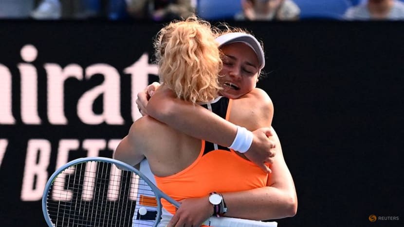 Krejcikova and Siniakova fight back to win Australian Open women's doubles Krejcikova and Siniakova fight back to win Australian Open women's doubles