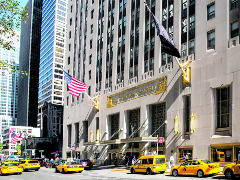 The Waldorf Astoria Hotel was sold to Chinese firm Anbang Insurance Group last year. Photo: Reuters