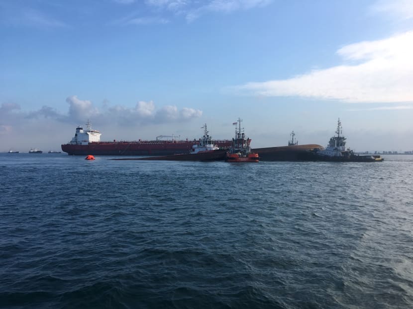 2 dead, 3 missing after dredger collides with tanker in S’pore waters