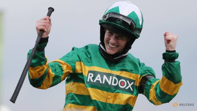 Horse racing-Blackmore makes history with Grand National win on Minella Times