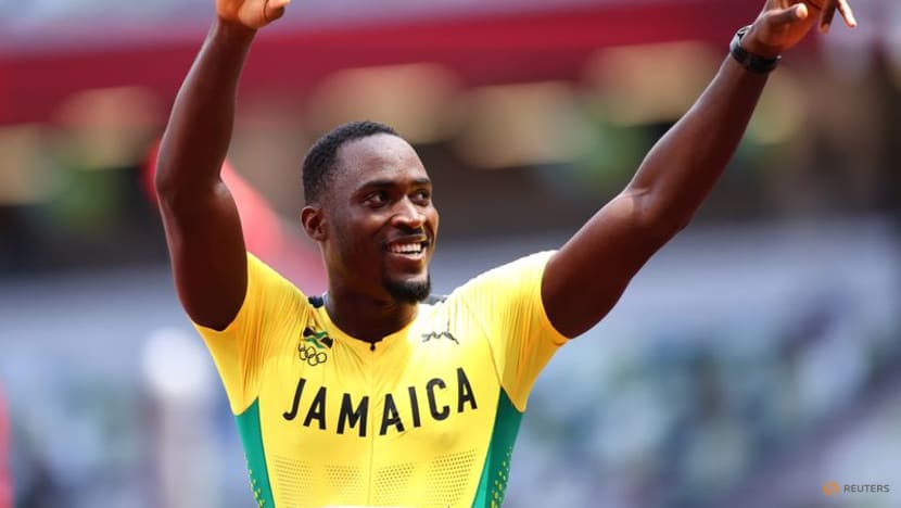 Olympics-Athletics-Jamaican Parchment wins men's 110m hurdles gold in Tokyo Olympics-Athletics-Jamaican Parchment wins men's 110m hurdles gold in Tokyo