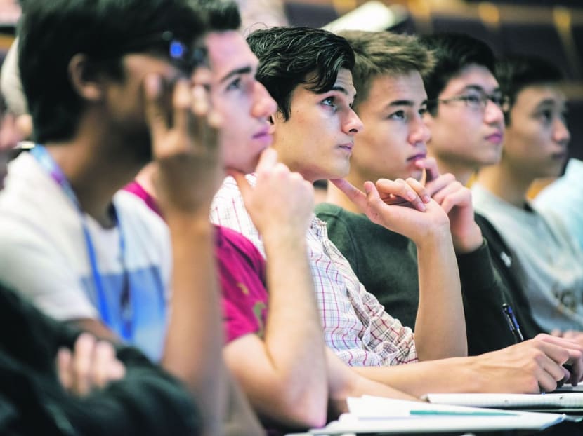 Yale-NUS College students attending a lecture. Photo: Yale-NUS College