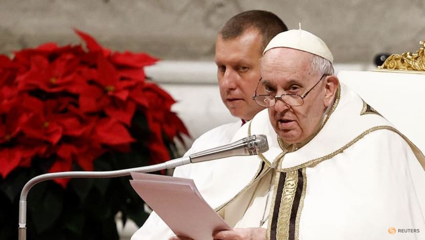 Remember the war weary and the poor, Pope Francis urges on Christmas Eve