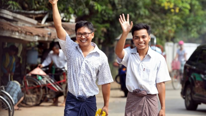 Commentary: Two freed journalists and the secret role Aung San Suu Kyi might have played Commentary: Two freed journalists and the secret role Aung San Suu Kyi might have played