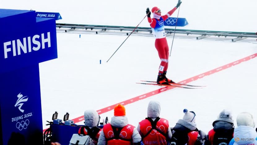 Cross-country skiing: Russian Bolshunov wins Olympic men's mass start race, shortened by weather Cross-country skiing: Russian Bolshunov wins Olympic men's mass start race, shortened by weather