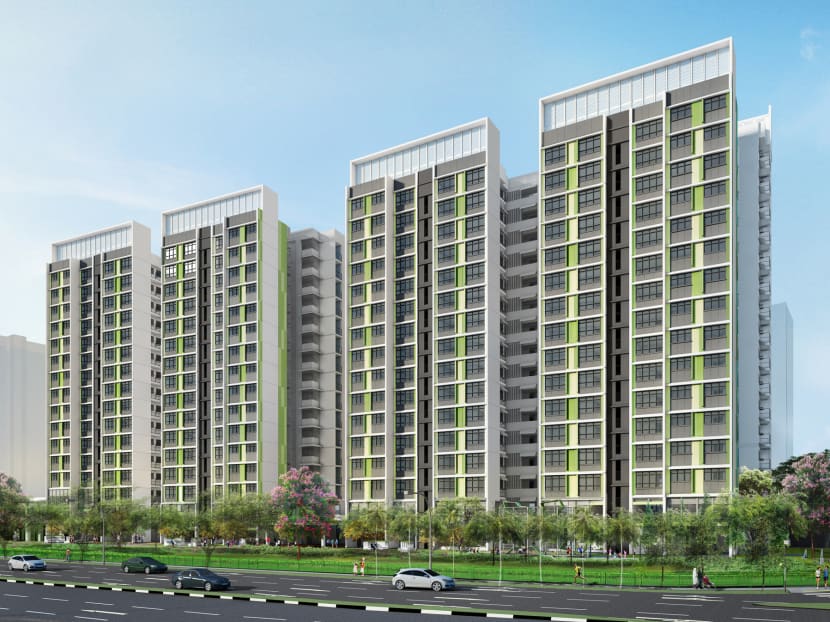 Bedok North Vale Build-To-Order flats. More than 10,000 BTO and balance flats were launched for sale in November's sale exercise. Photo: HDB