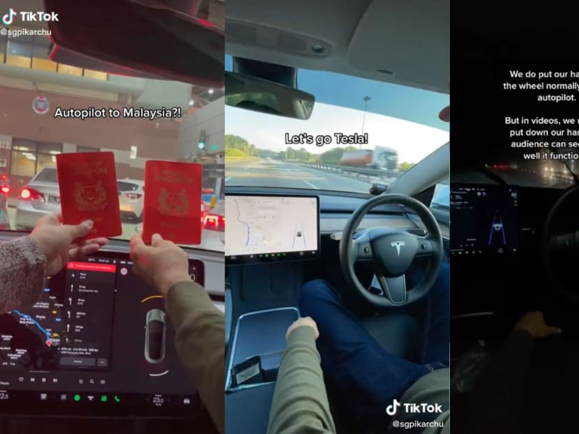 A video posted on TikTok by user “sgpikarchu” purportedly shows the driver of a Tesla driving the vehicle on a Malaysian expressway while on autopilot mode. 