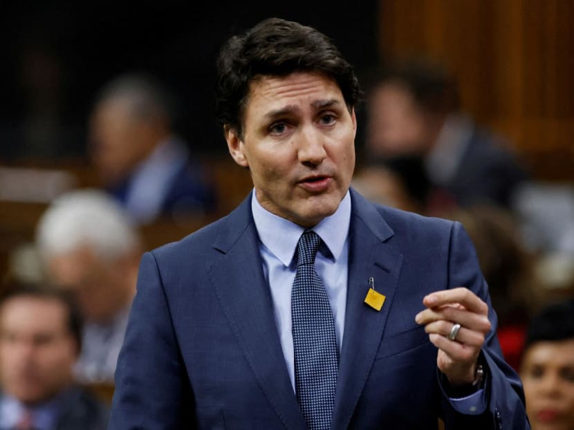 Canada's Prime Minister Justin Trudeau speaks during Question Period in the House of Commons on Parliament Hill in Ottawa, Ontario, Canada on April 26, 2023