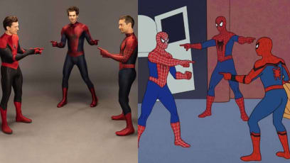 Tom Holland, Andrew Garfield & Tobey Maguire Recreate Spider-Man Meme For No Way Home’s Digital Release