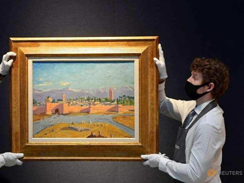 Churchill wartime painting gift to Roosevelt up for auction Churchill wartime painting gift to Roosevelt up for auction