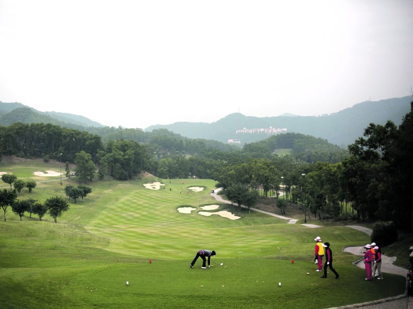 A golf course in Guangdong. Bloomberg file photo