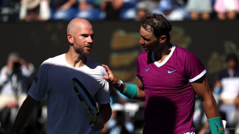 Nadal survives epic opening set tie-breaker to defeat Mannarino Nadal survives epic opening set tie-breaker to defeat Mannarino
