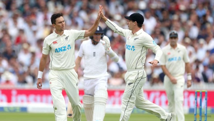 England bowled out for 141 by New Zealand in their first innings England bowled out for 141 by New Zealand in their first innings