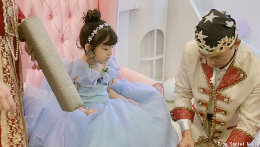 Will Liu throws Cinderella-themed party for his daughter