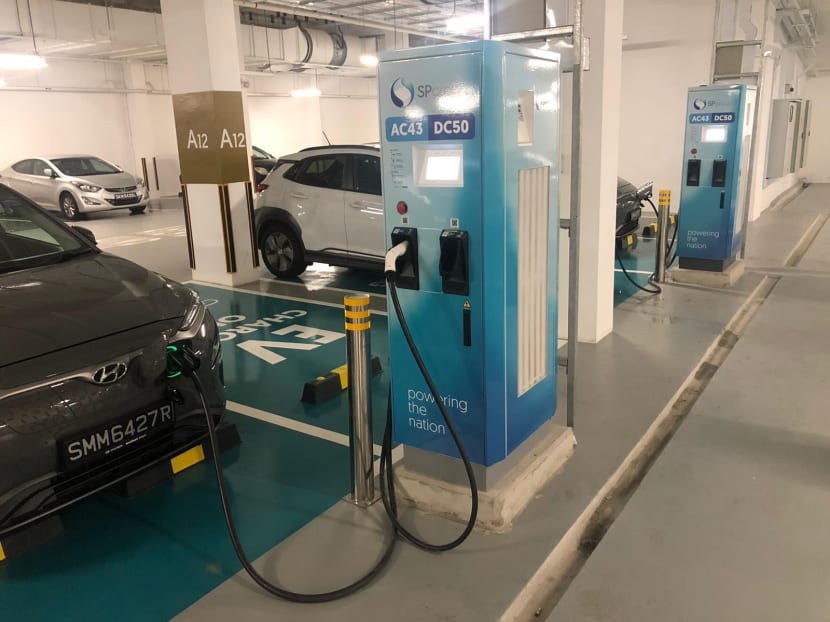 SP Group grows electric-vehicle charging points to 200 islandwide, including CBD’s first fast charger