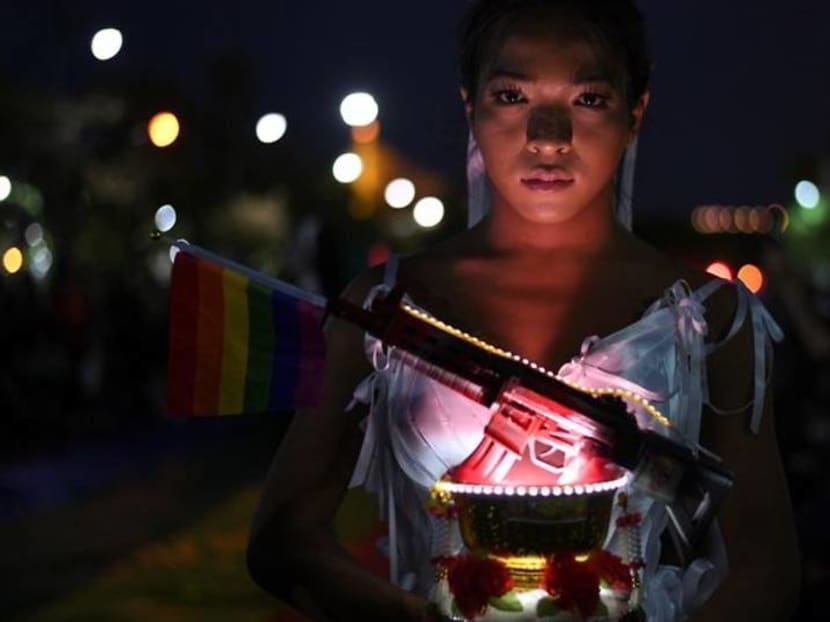 Wider Image: Thai 'Drag Race' star marches for democracy and equality Wider Image: Thai 'Drag Race' star marches for democracy and equality