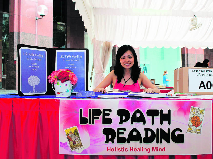 Ms Brenda Tan picked up numerology and tarot-card reading in 2010 after becoming a business coach. Photo: Brenda Tan