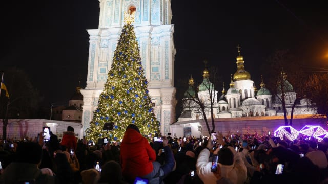 乌克兰放弃俄东正教后 迎来首个12月25日圣诞节