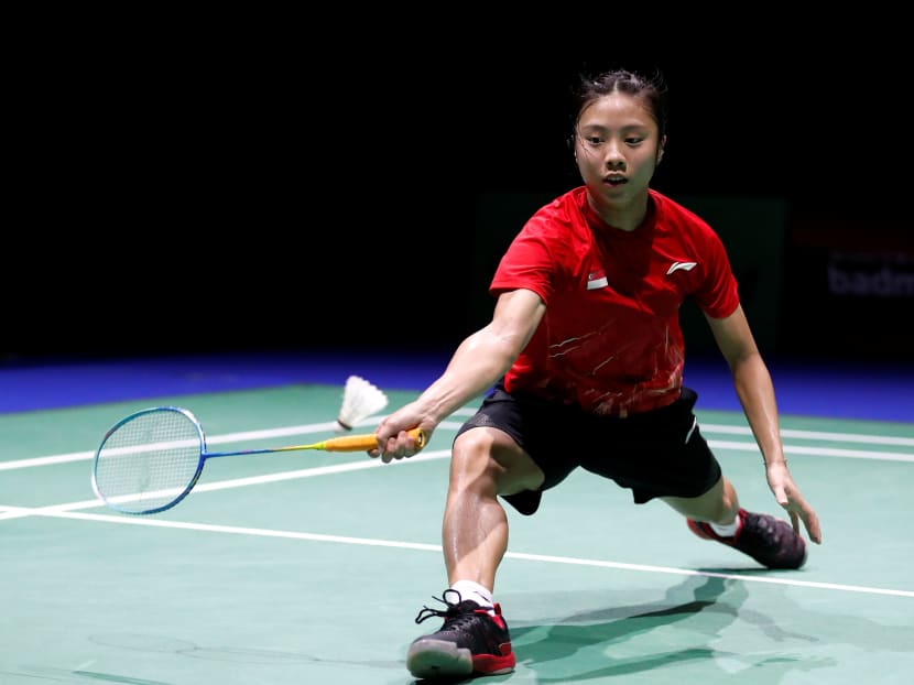 Singapore's Yeo Jia Min in action during the 2019 Badminton World Championships in Basel, Switzerland.